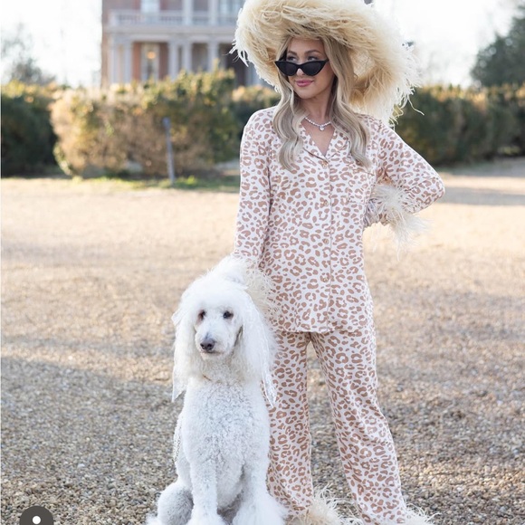 ISO Mallory Ervin In My Sundays leopard print pant - Picture 1 of 2